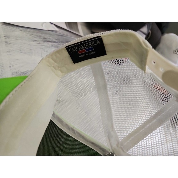 NINTENDO Trucker Hat Neon Green Mesh SnapBack Brand New With Tags Cap America - Picture 9 of 9